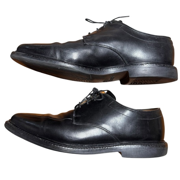 Allen Edmonds Warren Black Leather Dress Shoes Size 10 D Bicycle Toe Lace Up USA main image 5